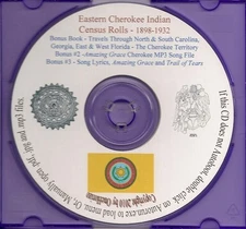 Eastern Cherokee Indian Census Rolls 1898-1932, + Two Bonus Books