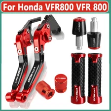 4PCS-Brake Clutch Levers For Honda VFR800 VFR 800 Motorcycle Grips Handle Set