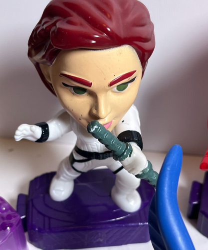 McDonalds Fast Food 13PC TOY LOT Mixed RANDOM Luca Avengers Mario Frozen Buzz - Picture 12 of 13