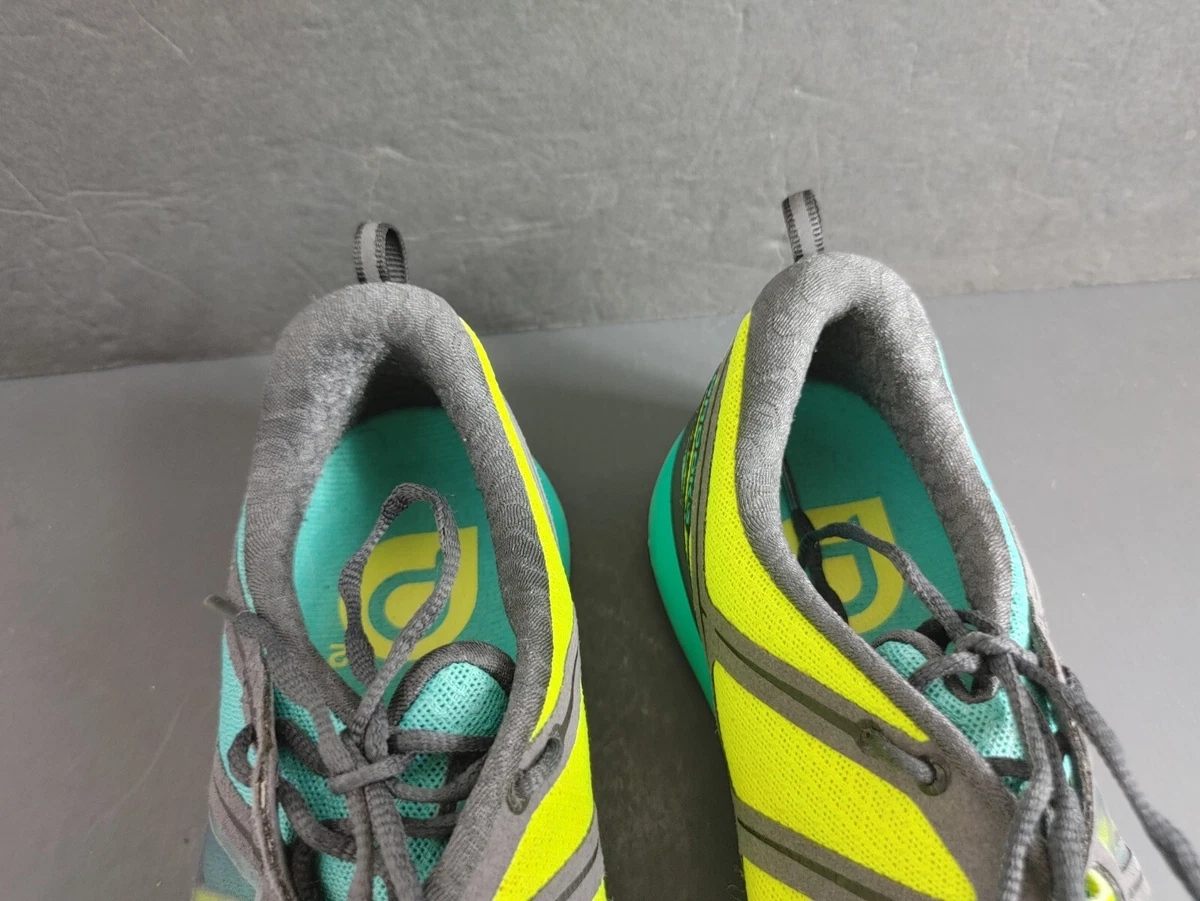 WOMAN BROOKS PURE GRIT 10.5 TEAL YELLOW JOGGING RUNNING WORKOUT ATHLETIC  SHOES | eBay