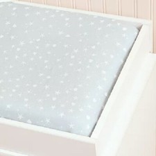 Little Co Lauren Conrad Organic Muslin Ocean Starfish Changing Pad Cover 2-Pack