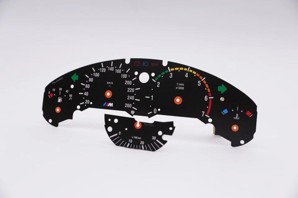 BMW E36 дисплей спидометр шкала M логотип кластер датчики Бесплатная доставка 3-5 дней - Изображение 3 из 4