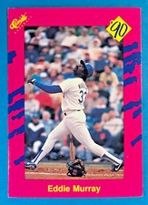 1990 Classic Update Eddie Murray Pink #T37 Baseball Card Los Angeles Dodgers