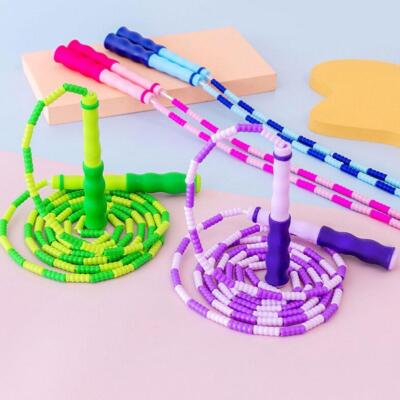 Skipping Rope Jump Rope Soft Beaded Skipping Rope for Kids Adults GX