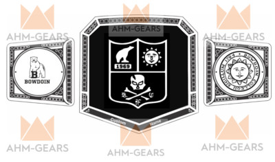 Bowdoin College Desired your  Customise Club or League Belts Brass/Zinc Metal