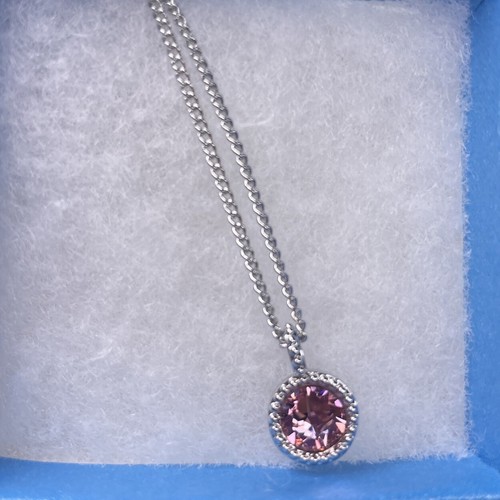 💎Touchstone Crystal Necklace Rose Rhodium 15-18” New Condition - Picture 6 of 7