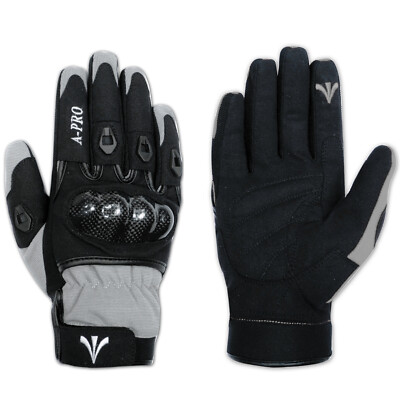 Textil Motorrad Motorrad Roller Sport Schutzhandschuhe Sonicmoto Grau XXL