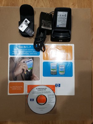 Hp Ipaq Pocket Pc H4355 Camera Part 344899 001 Charger Companion Cd Manuals Ebay
