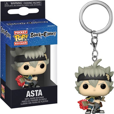 Black Clover Anime Pop Keychain BLACK CLOVER Pocket Pop Keychains Yuno