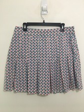 Anthropologie Maeve Floral Print Pleated Skirt Size 12