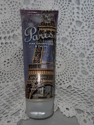 BATH & BODY WORKS- PARIS PINK CHAMPAGNE & TULIPS ULTRA SHEA BODY CREAM 8 OZ