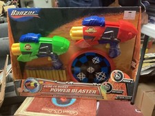 Banzai Twin Pack Gyro FX Burst Power Blaster 12 darts target