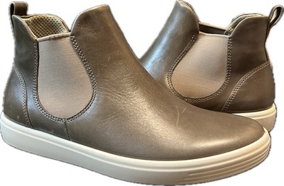 Ecco Soft 7 Shoes Womens US 9 Leather Chelsea Ankle Boot Casual Sneaker New