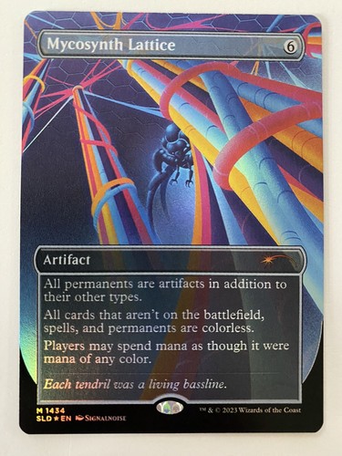 Mycosynth Lattice *RAINBOW FOIL* SECRET LAIR: Mycosynthwave MT/NM MTG Comb Ship