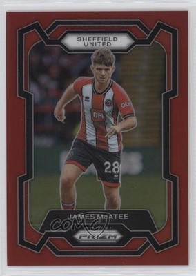2023-24 Panini Prizm Premier League Red Prizm 97/199 James McAtee #284 0t30