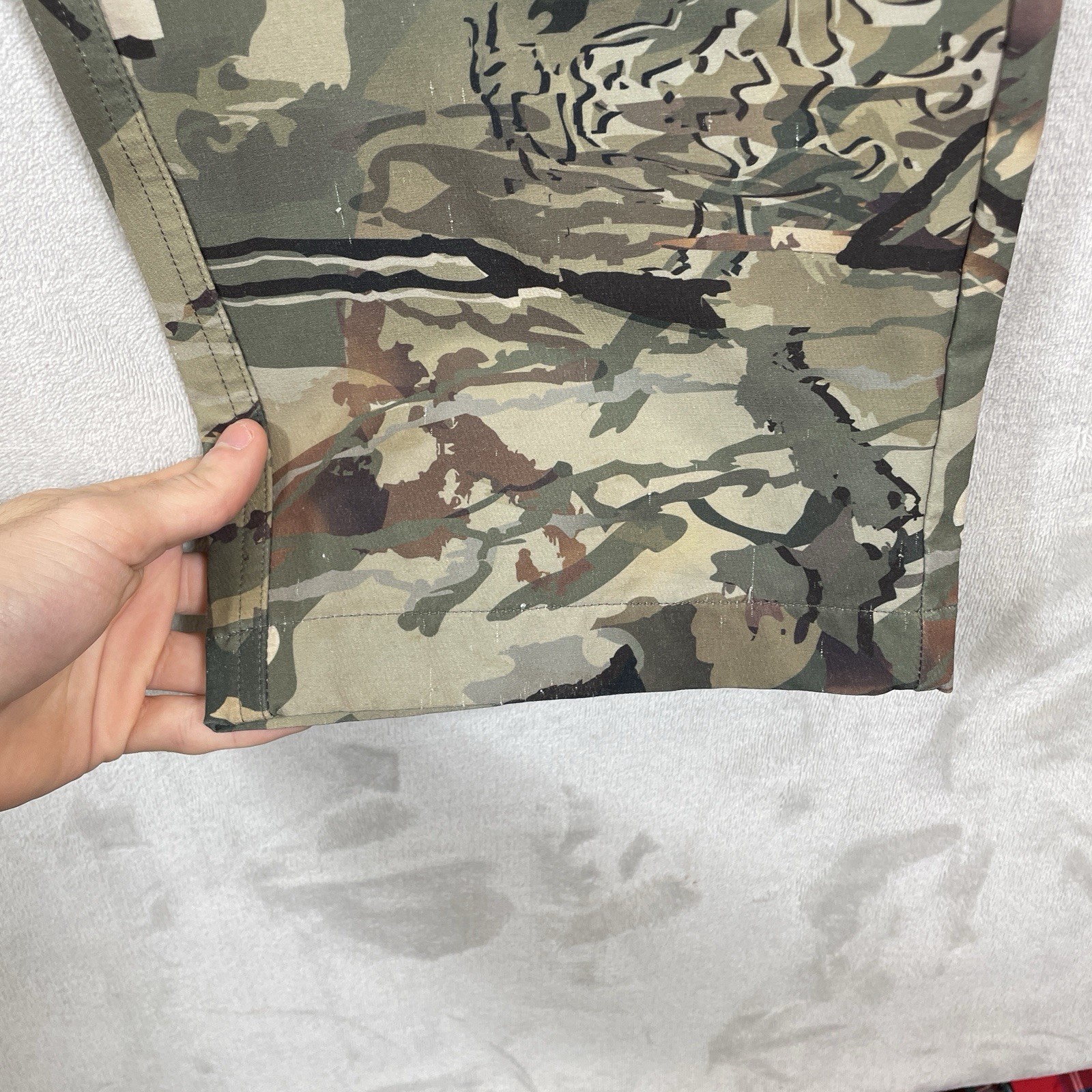 Under Armour Pants Mens 38x32 Storm Hardwoods STR Camo Stretch Soft *worn* thumbnail 15