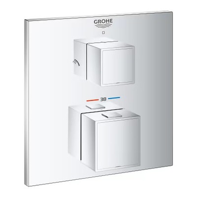 GROHE Grohtherm Cube Thermostat-Brausebatterie mit integrierter