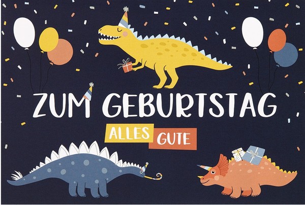 Kindergeburtstag - GlüCkwunschkarte Im Format 11,5 X 17 Cm Mit Briefumschlag-image