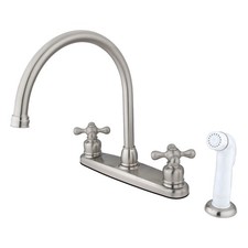 Kingston Brass KB72.AX 1.8 GPM Standard Kitchen Faucet - - Nickel