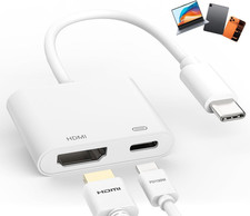 USB C to HDMI Adapter 4K 60Hz with 100W PD Charging Type C Digital AV