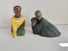 2x Soul Journeys Figurines - 'Jana' & 'Yahya' by Stacy Bayne (2001/2003)