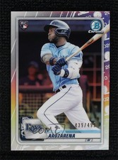 2020 Bowman Chrome Refractor 439/499 Randy Arozarena #11 Rookie RC u9j