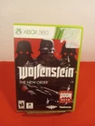 WOLFENSTEIN NEW WORLD ORDER/ XBOX 360 VIDEO GAME/ FREE SHIPPING