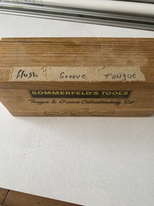 Sommerfeld's 3 Piece Matching Tongue & Groove Router Bit set 1/2-Inch Shank For