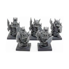 Mantic KoW Abyssal Dwarfs 28mm Immortal Guard Collection #4 NM
