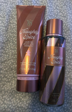 Victoria's Secret Naughty Spice Fragrance Mist Spray  Body Lotion Set/Kit