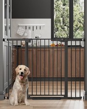 Cumbor 36" Extra Tall 29.7-51.5" Baby Gate for Stairs Easy Walk Through Dog Gate