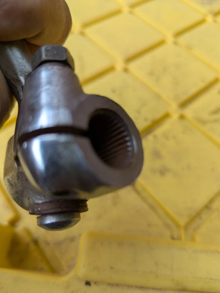 Palanca de arranque motor Honda XL250 XL 250 1972/73 OEM BUENAS SPLINES Y CROMO  Foto 3 de 4