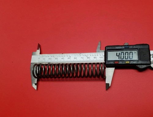 Compression Spring, 4" L x .67" ID x .875 O.D. x .010" Wire Dia. Made in USA