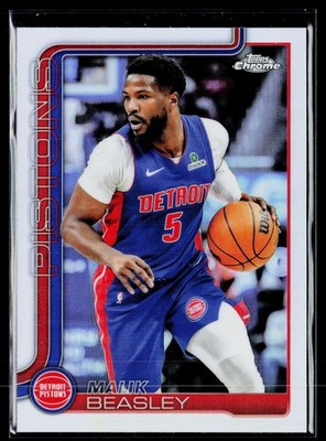 2025-26 Topps Chrome Malik Beasley Refractor #36