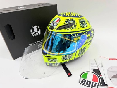 AGV K-1 Rossi VR46 Winter Test 2015 Full Face Helmet Used Excellent