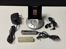 KENWOOD DMC-V55 Portable MiniDisc Player Speaker Dock, Remote, Tested Working