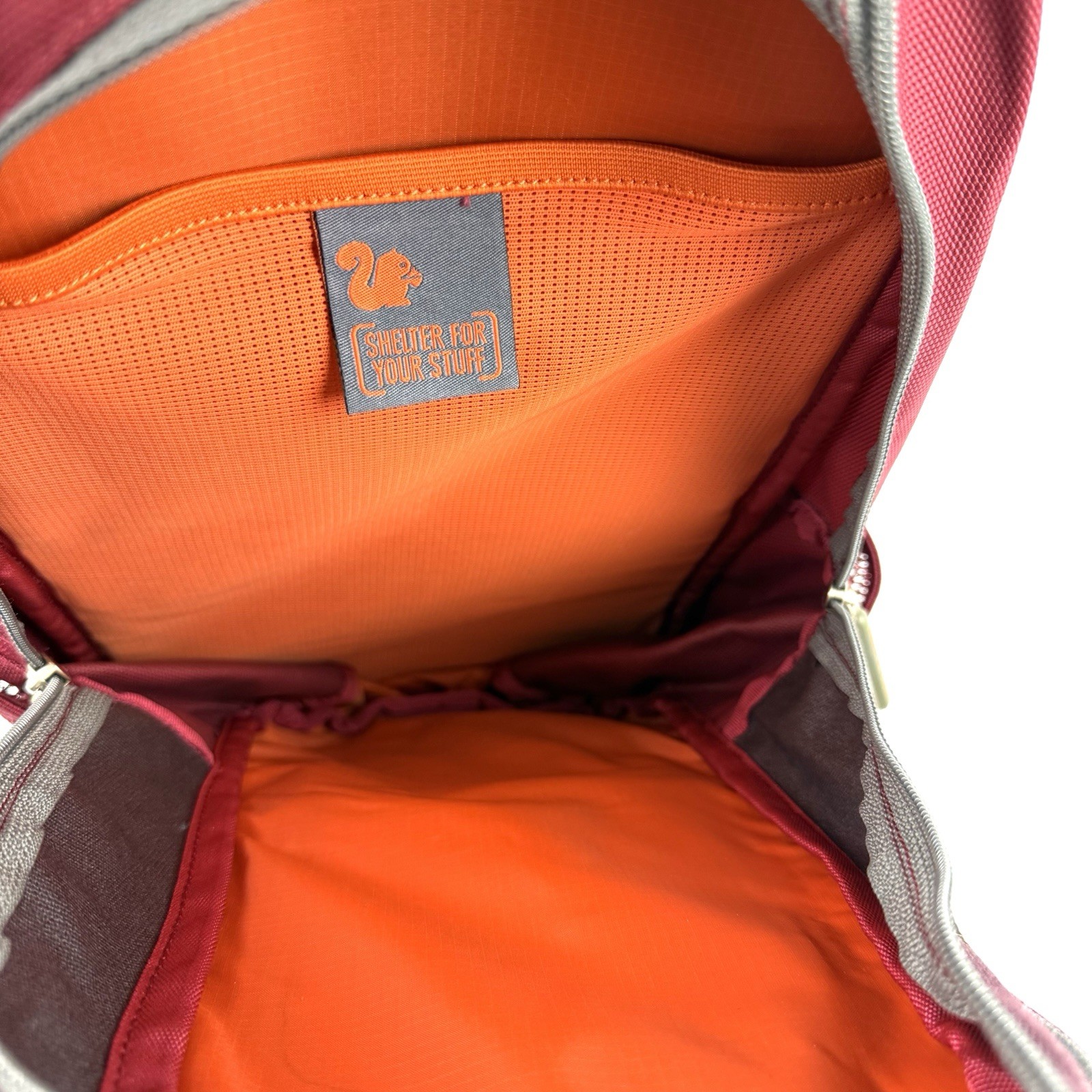 Merrell Backpack Dark Red Canvas Hard Shell Hikin… - image 10