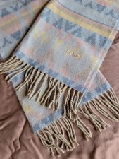 Fendi Woven Blanket Scarf in Pastel Southwest Design OSFM