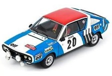 Spark Renault 17 1/43 Rally Monte Carlo 1975 Miniature Car New