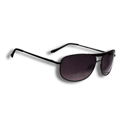 Aviator Sunglasses Black Gunmetal Frame Smoke Lens for Men and Women