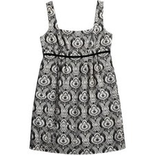 Diane von Furstenberg Dress 12 Gold Black Metallic Jacquard Velvet Regencycore