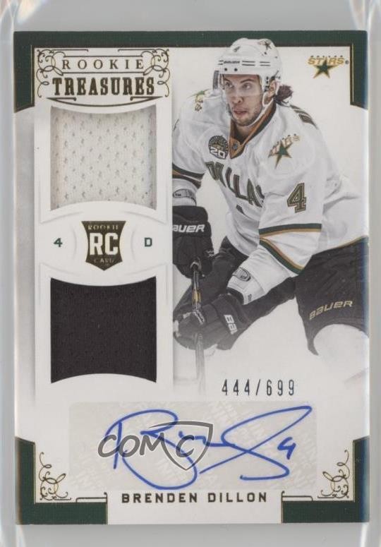 2012 Panini Rookie Anthology Treasures 444/699 Brenden Dillon #120 Auto RC 4j8