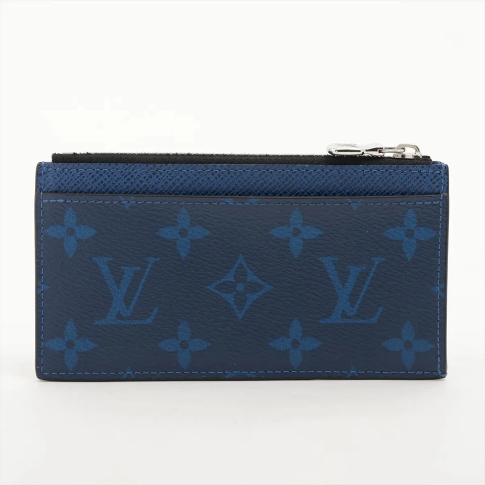 Portatarjetas Louis Vuitton Taiga Lama M30270 Cobalto Monedero Responsible RF Foto 2 de 4