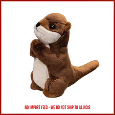 19CM Otter Plush Toy Soft Stuffed Animal Doll Cute Kids Birthday Gift