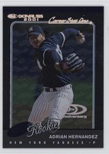 2001 Donruss Rated Rookie Stat Line Career /86 Adrian Hernandez #161 4g8
