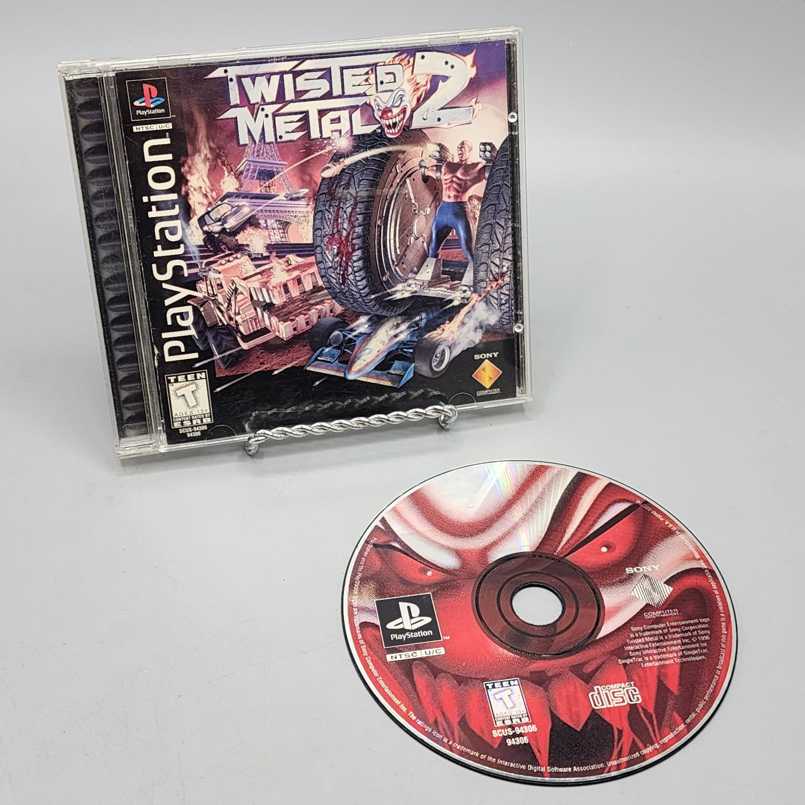 Twisted Metal 2 (Sony PlayStation 1, 1997) Gutted Manual / PS1 / Tested / READ