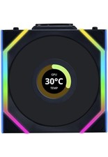 Lian Li UNI Fan SL LCD Wireless 120mm ARGB Fan White 1.6" Display 2.4 GHz