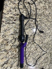 Hot Shot Tools 1.25" Curling Iron Purple Professional Salon Hair Styler Used
