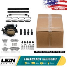 Lsx Intake Manifold 5.3l 6.0 5.7l W 102mm Throttle Body Fuel Rail Ls1 Ls2 Ls6