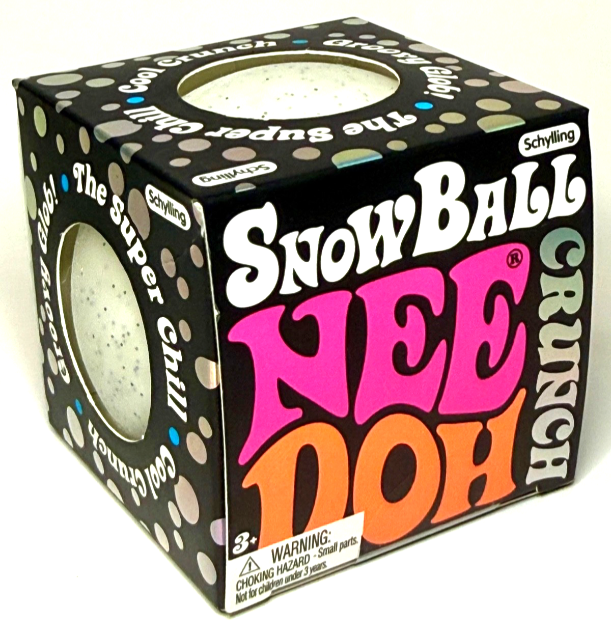 NeeDoh Snowball CRUNCH Squishy Toy ️ ULTRA RARE ️ ASMR ️ Winter Holiday ...